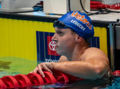 Katie Ledecky quebra o quinto tempo mais rápido da história nos 1500 metros livres