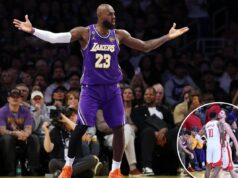 O Lakers perdeu por 99-93 para o Rockets no jogo 5 dos playoffs da NBA.