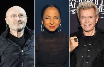 Phil Collins, Sade e Billy Idol introduzidos na classe do Hall da Fama do Rock and Roll de 2026