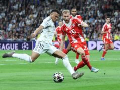 Luis Diaz ajudou o Bayern de Munique a assumir a liderança antes do intervalo em um jogo incrível contra o Real Madrid.