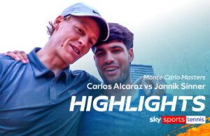 Sinner voltou ao número 1 do mundo com a vitória final de Monte Carlo sobre Alcaraz