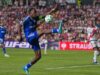 Emeka, do Estrasburgo, ainda não marcou nenhum gol, sendo o Crystal Palace o mais rápido da Conference League.