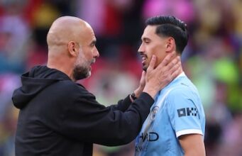 Tijjani Reijnders Não se desespere, Guardiola dá um sinal claro com seu abraço.