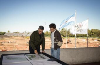 Franco Colapinto, junto com Jorge Macri, visitou o andamento das obras no autódromo de Buenos Aires: “Ficou surpreso”