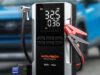Economize 50% na fonte de alimentação de emergência para carro sem fio Wolfbox 4 em 1, inflador de pneus, banco de energia e lanterna
