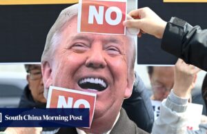 A Coreia do Sul rejeita o apelo de Trump ao ‘Projeto Liberdade’ após incêndio no navio Ormuz.