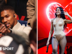 Fúria x Joshua: A estrela pop Dua Lipa não deve se apresentar no evento.