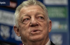 Por que Gould não fala sobre a única coisa que todo mundo está falando