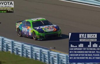 Momento comovente Kyle Busch pede assistência médica em seu carro durante a corrida da NASCAR poucos dias antes da morte por choque aos 41 anos