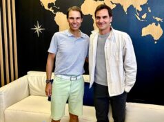 Fãs de tênis expressaram preocupação com Rafael Nadal depois que ele apareceu transformado 18 meses após se aposentar, em nova foto com o rival Roger Federer