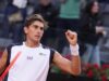 Nas internacionais da Itália, Arnold vence De Minaur. Presentes cansados para serem removidos. Djokovic fora