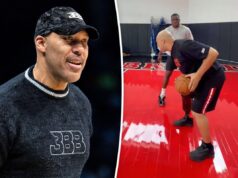 Lavar Ball pratica basquete intenso um ano após amputação da perna