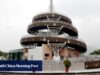 Uma pessoa morreu após uma queda suspeita da Spiral Lookout Tower de Hong Kong.
