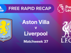 Correção rápida | MW37: Aston Villa x Liverpool