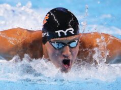 “A lenda da natação Ryan Lochte é nomeada para a equipe técnica do Missouri State” .