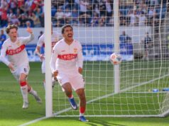 A equipe do Stuttgart marcou o 2º gol do jogo aos 96 minutos do craque do Hoffenheim