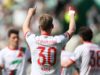 Anton Kade compartilhou a alegria depois de marcar dois gols na Bundesliga