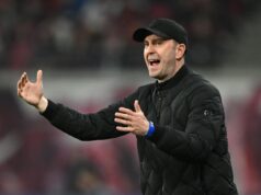 Ole Werner e Baumgartner refletindo sobre o fraco desempenho do RB Leipzig em Leverkusen