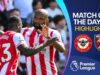 As esperanças de sobrevivência do West Ham sofreram um golpe após a derrota para o Brentford