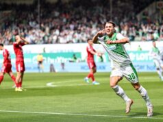 Greuther Fürth am Fortuna Düsseldorf terminou em terceiro lugar na La Liga e se classificou para os playoffs.