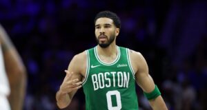 Estrela do Celtics, Jayson Tatum (joelho) questionável para o jogo 7 contra Sixers