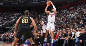 Os Pistons venceram os Cavaliers no jogo 1 das semifinais da Conferência Leste.