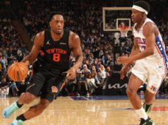 Anunoby dos Knicks novamente fora do jogo 4 contra 76ers