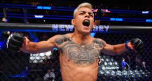 Proposta de distância: José Ochoa, do UFC, faz a pergunta para a namorada – não na luta