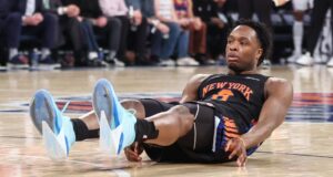Knicks F OG Anunoby atualizado para questionável para o jogo 4.