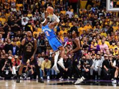 OKC sobreviveu a uma carga tardia de LA para completar a varredura.