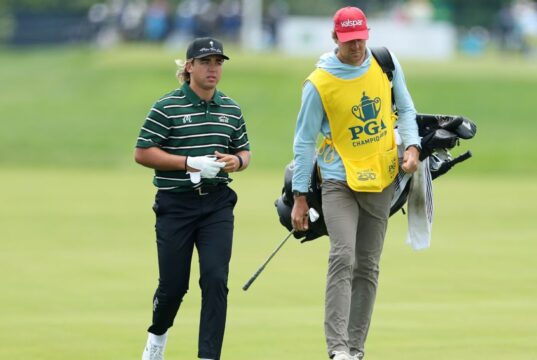Hugo, no final do PGA, está supostamente terminando com Caddy