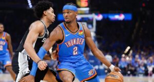 Previsões do Spurs vs. Thunder, fantasia: finais da Conferência Oeste da NBA de 2026 escolhem o jogo 2