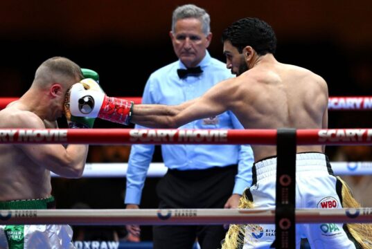 Sheeraz para Begic no R2 e ganha cinturão vago da WBO