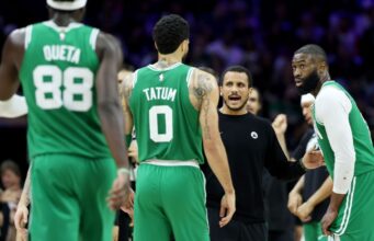 Mazzulla, do Celtics, foi eleito o Treinador do Ano da NBA.