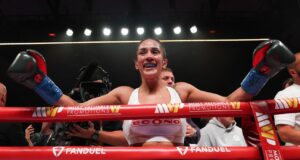Serrano para Hanson e iguala recorde de nocaute feminino