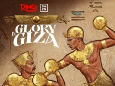 As pirâmides acolhem a noite histórica… “Gizé em Gizé”, o maior espectáculo de boxe e luta do Médio Oriente.