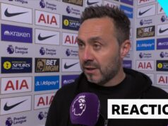 Tottenham 1-1 Leeds United: entrevista pós-jogo com Roberto De Zerbi