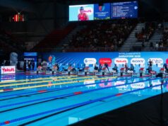 A World Aquatics está testando sistema de 10 pistas e lances curinga