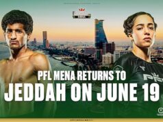 O PFL retorna à Arábia Saudita no dia 19 de junho com Hatton Alsef e Malik Basahel.