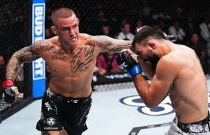 Dustin Poirier escolhe ações para o co-evento principal do UFC 329