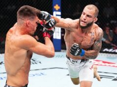 Peso meio-médio do UFC suspenso por 1 ano por violação de doping