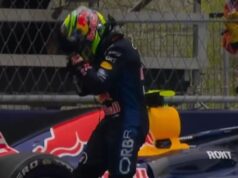 O piloto da Red Bull não se limita à decepção do acidente