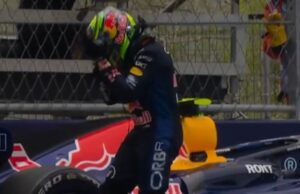 O piloto da Red Bull não se limita à decepção do acidente