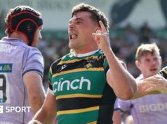 The Premier: Northampton 36-32 Gloucester: Saints realiza suspense para garantir a semifinal em casa