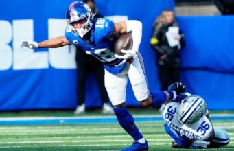 Giants WR Darius Slayton (cirurgia central) perderá o programa de offseason