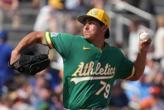 A’s promovem o melhor prospecto, LHP Gage salta, com lesão de Aaron Solly