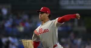 A nova joia dos Phillies, o ex-Marlin Jesus Luzardo está subindo a colina.
