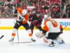 A greve de Taylor Hall na prorrogação colocou o Storm à frente dos Flyers.