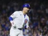O chute de Michael Conforto leva os Cubs sobre os Reds.