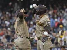 Os Padres ficam à frente dos Giants.